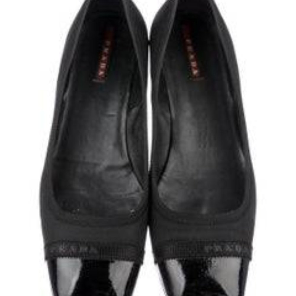 PRADA SPORT Women Shoes Squar Size: 9.5e-Toe Satin